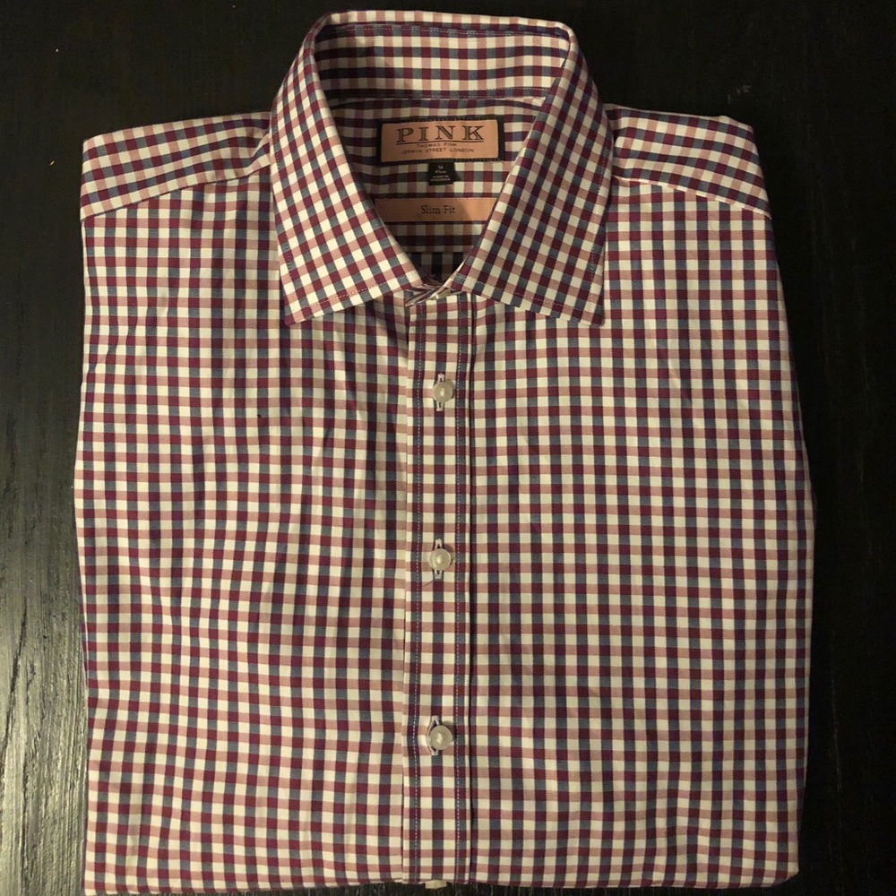 Thomas Pink Dress Shirt
